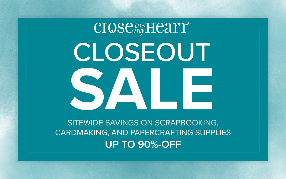 Closeout Sale banner