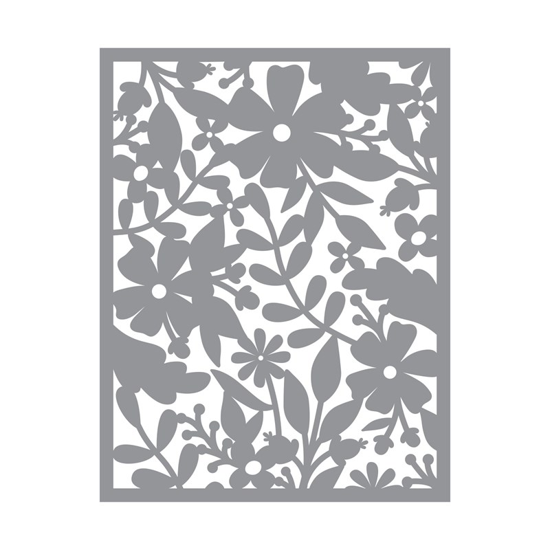 Floral Background Thin Cuts