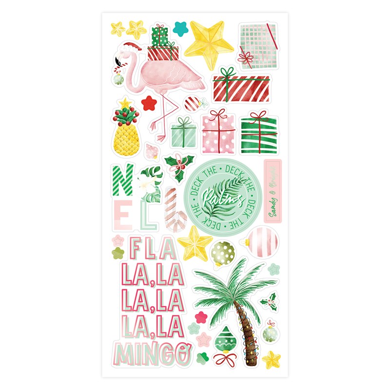 Deck the Palms—Christmas Stickers