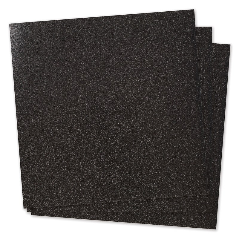Black Glitter Paper
