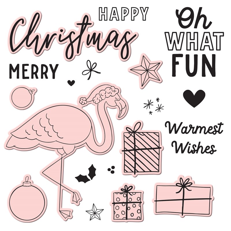 Deck the Palms—Christmas Stamp + Thin Cuts