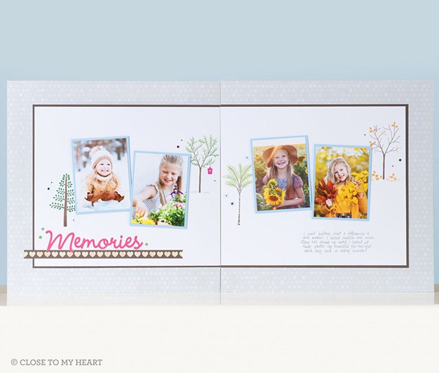 Innovative, creative, and always versatile—here’s just one example of these stamps in use.
