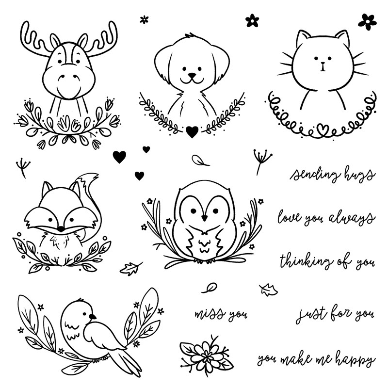 #CTMHVandra, Colour Dare Challenge, color dare, grey, operation smile, hugs, you make me happy, animals, Cats, dogs, owls, Birds, flowers, leaves, thinking of you, Love, sending hugs, cardmaking, puffy, stickers, 