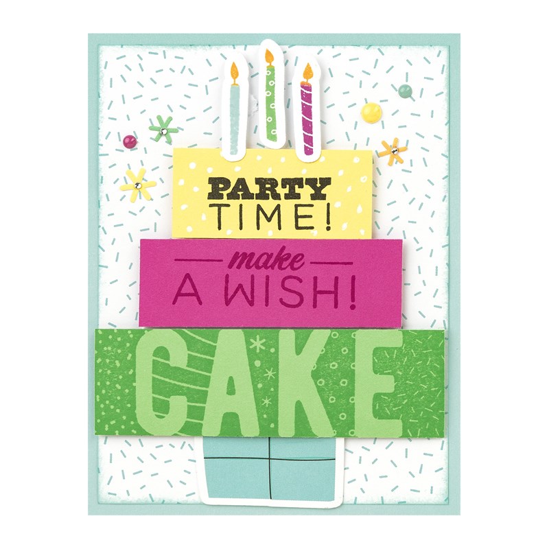 Cake Day—Cardmaking Stamp Set