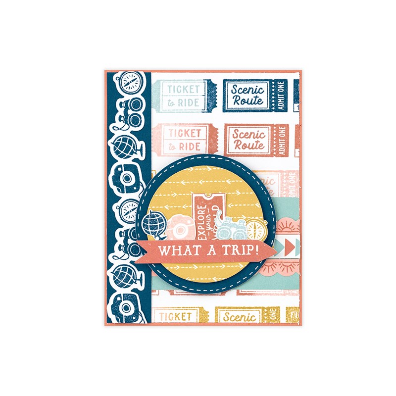 Are We There Yet?—Borders Stamp + Thin Cuts