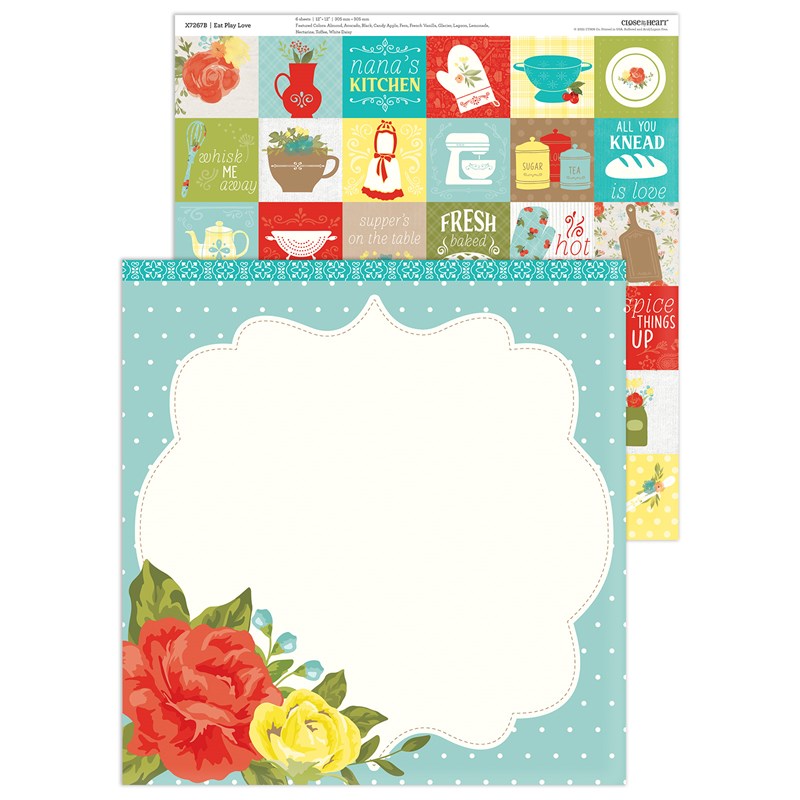 Eat Play Love Paper Packet + Sticker Sheet