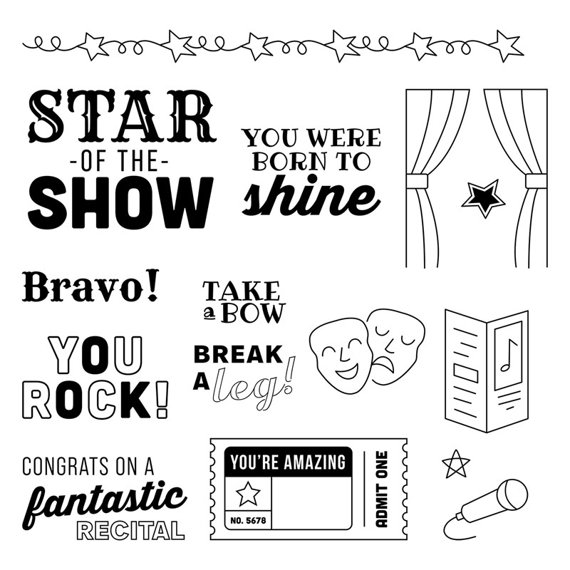 Star of the Show Stamp Set