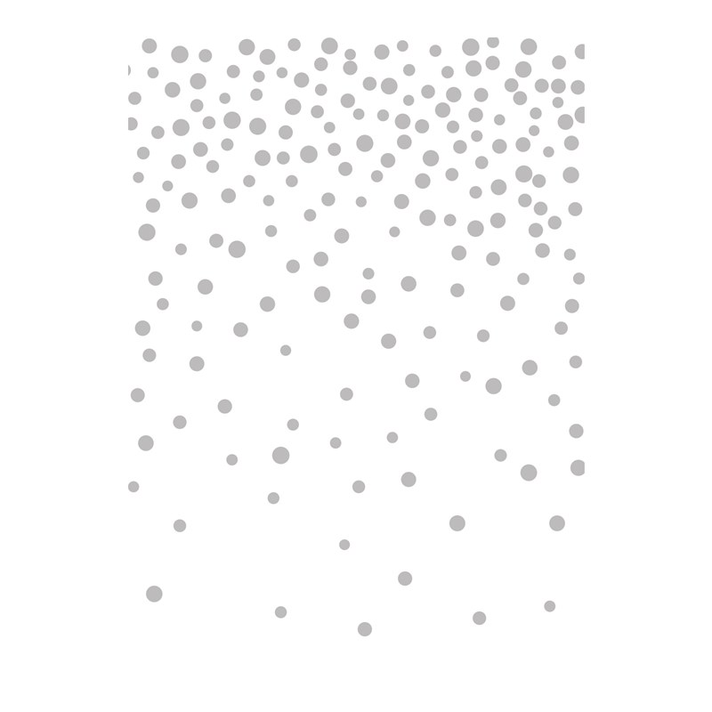 Cascading Dots Embossing Folder