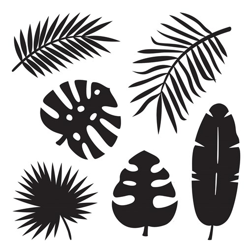 Palm Fronds Stamp Set (D2094)