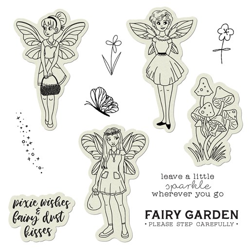 Fairy Garden Stamp + Thin Cuts (Z4526)