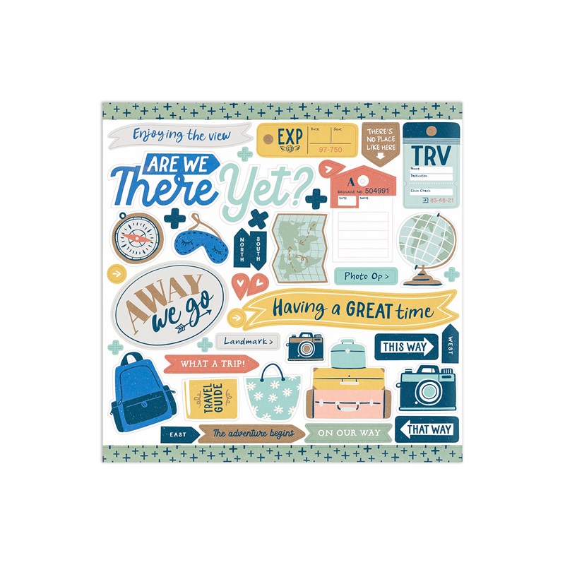 Are We There Yet? Paper Packet + Sticker Sheet