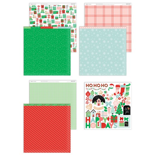 Holly Jolly Paper Packet + Sticker Sheet (X7250S)
