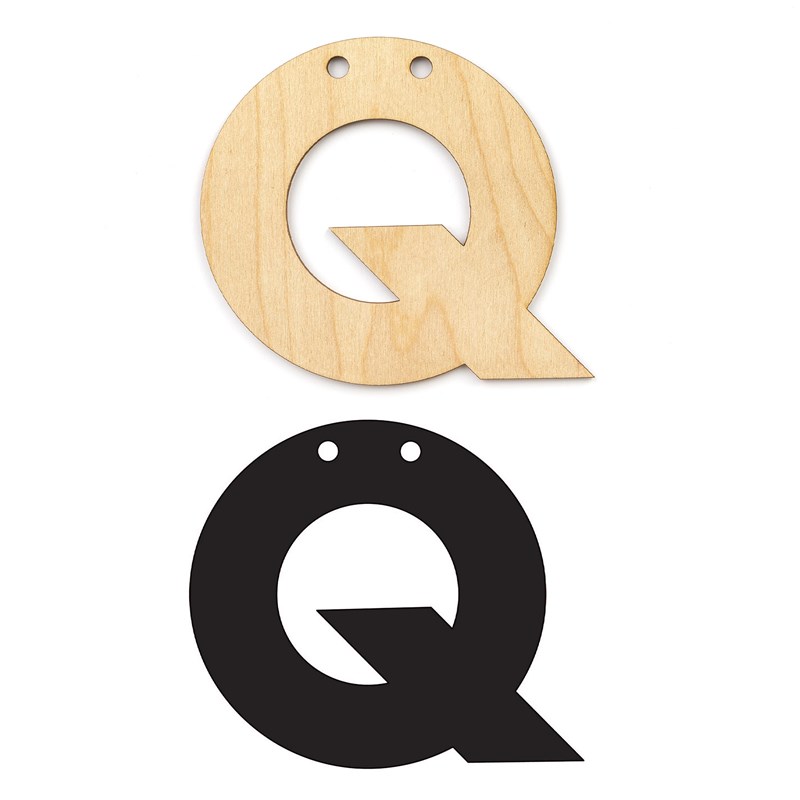 Alphabet Banner—Q
