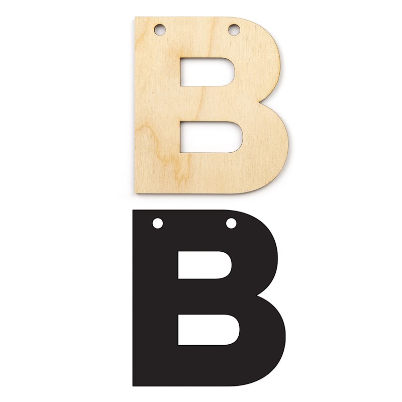 Alphabet Banner—B