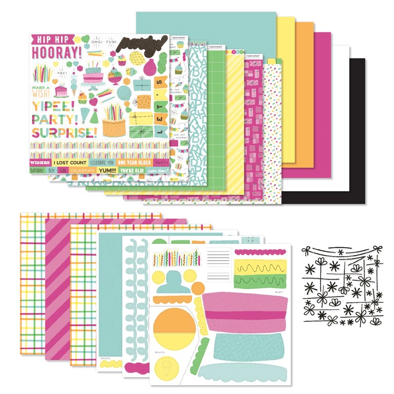 Cake Day Scrapbooking Workshop Kit (without Memory Protectors™)