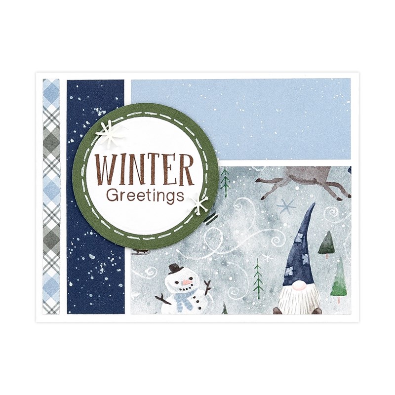 Gnomes for Winter Cardmaking Workshop Kit (without stamp set)