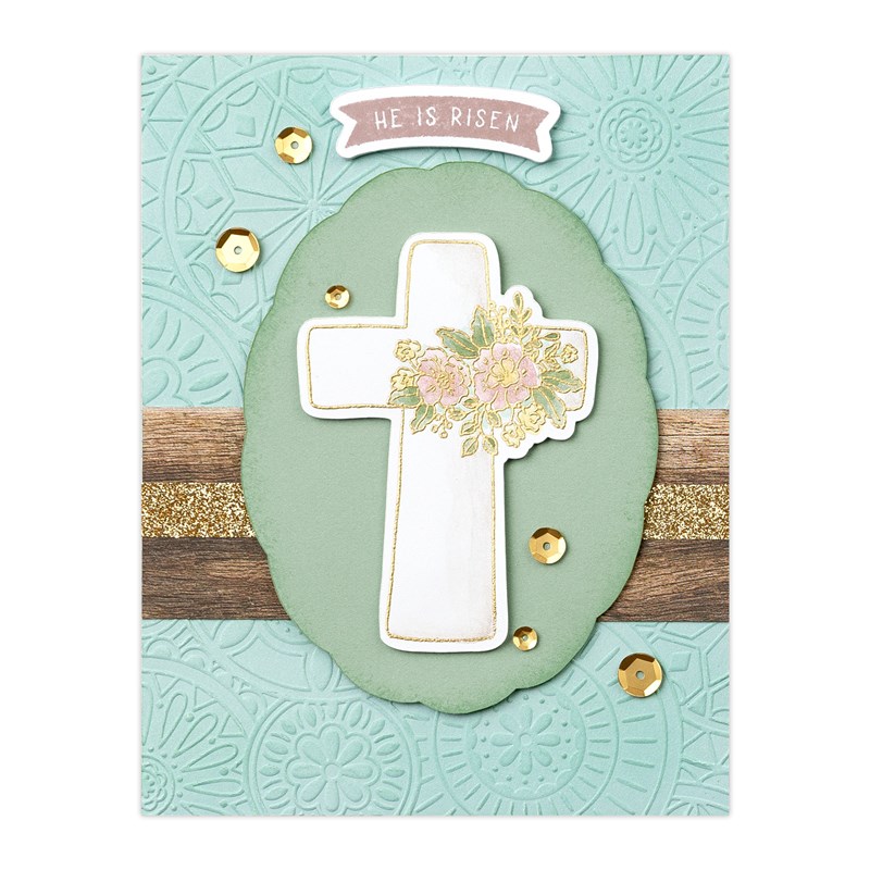 Easter Cross Stamp + Thin Cuts