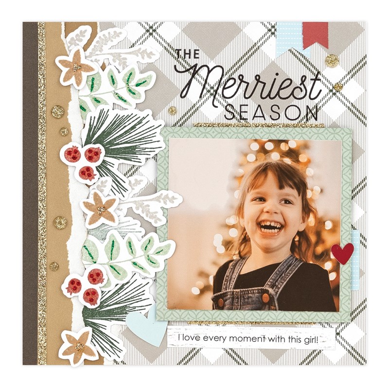 The Merriest Season Stamp + Thin Cuts