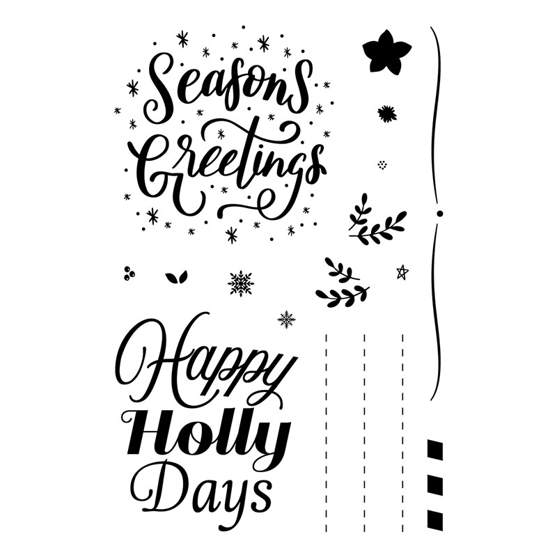 Holly-day Postcard