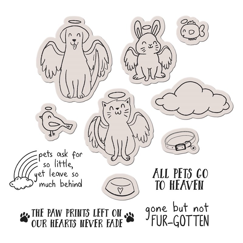 All Pets Go to Heaven Stamp + Thin Cuts