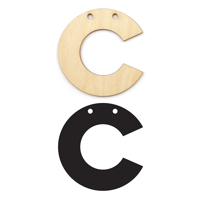 Alphabet Banner—C