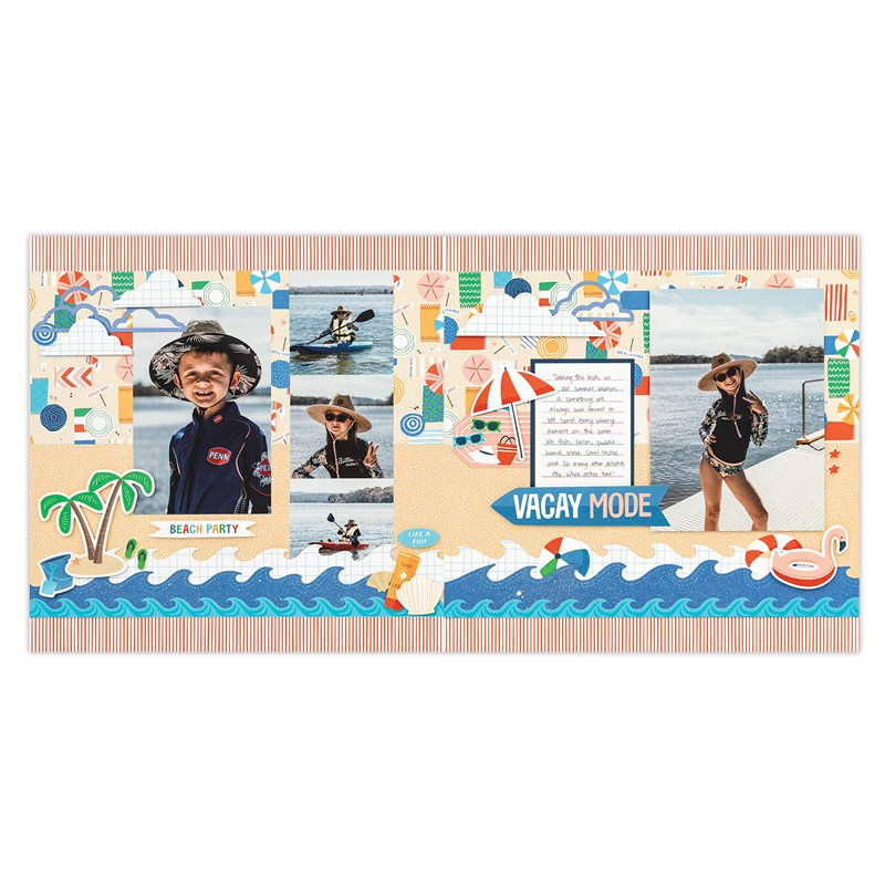 Beach Party Scrapbooking Workshop Kit (without Memory Protectors™)