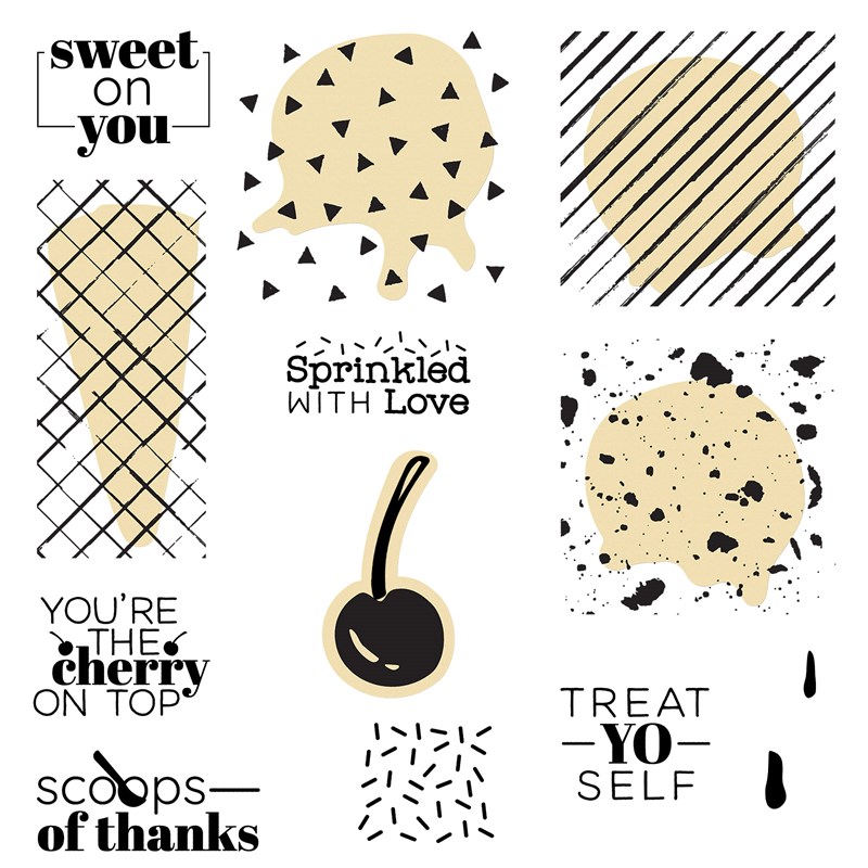 Scoops & Sprinkles Stamp + Thin Cuts