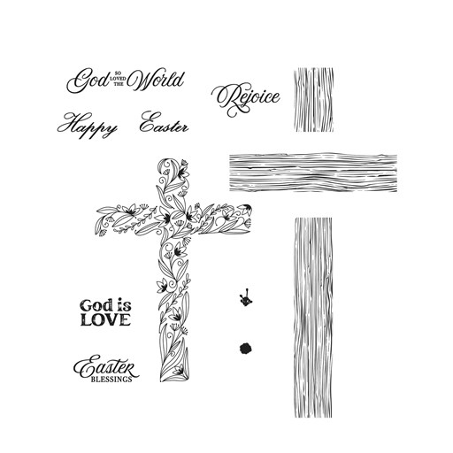 God Is Love Stamp Set (C1971)