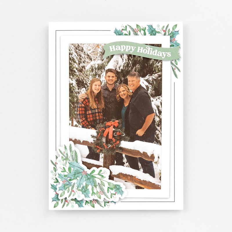 Picture This Christmas Card Kit (with stamp and Thin Cuts)