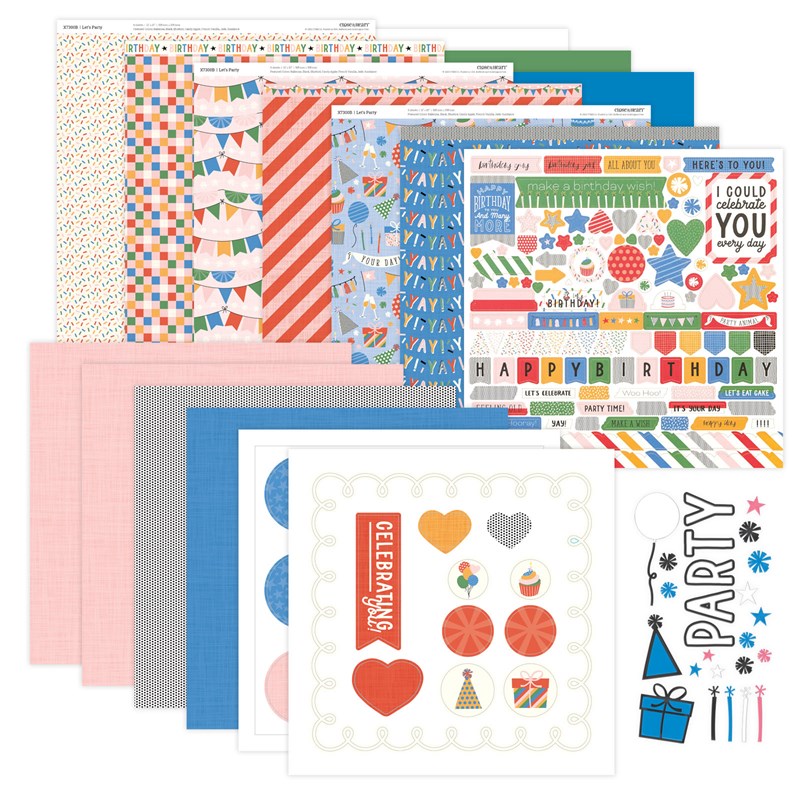 Let's Party Scrapbooking Workshop Kit (without Memory Protectors™)