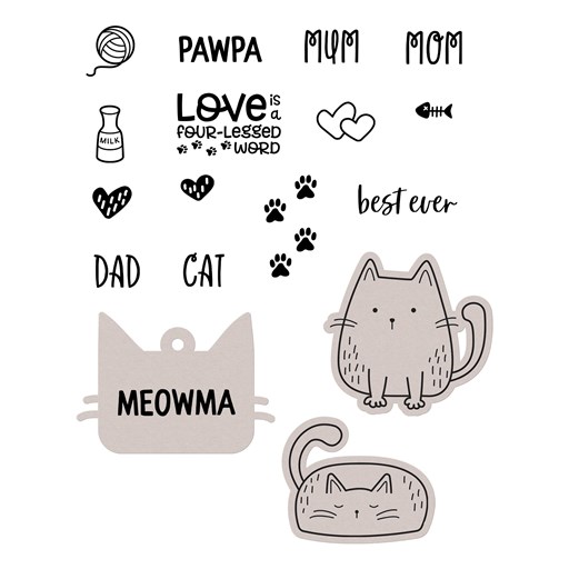 Meowma & Pawpa Stamp + Thin Cuts (Z4434)