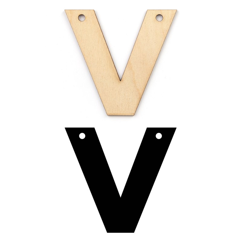 Alphabet Banner—V