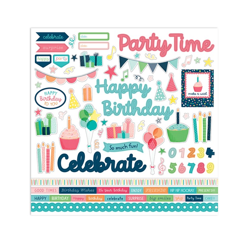 Party Time Sticker Sheet