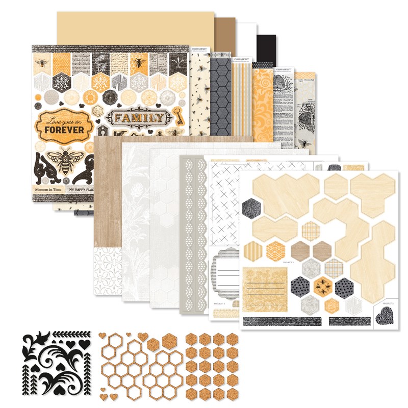 Sweet as Honey Scrapbooking Workshop Kit (without Memory Protectors™)