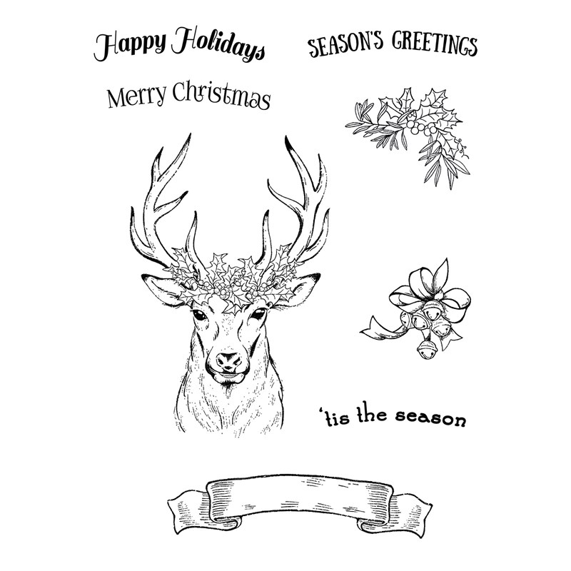 Christmas Reindeer Stamp Set