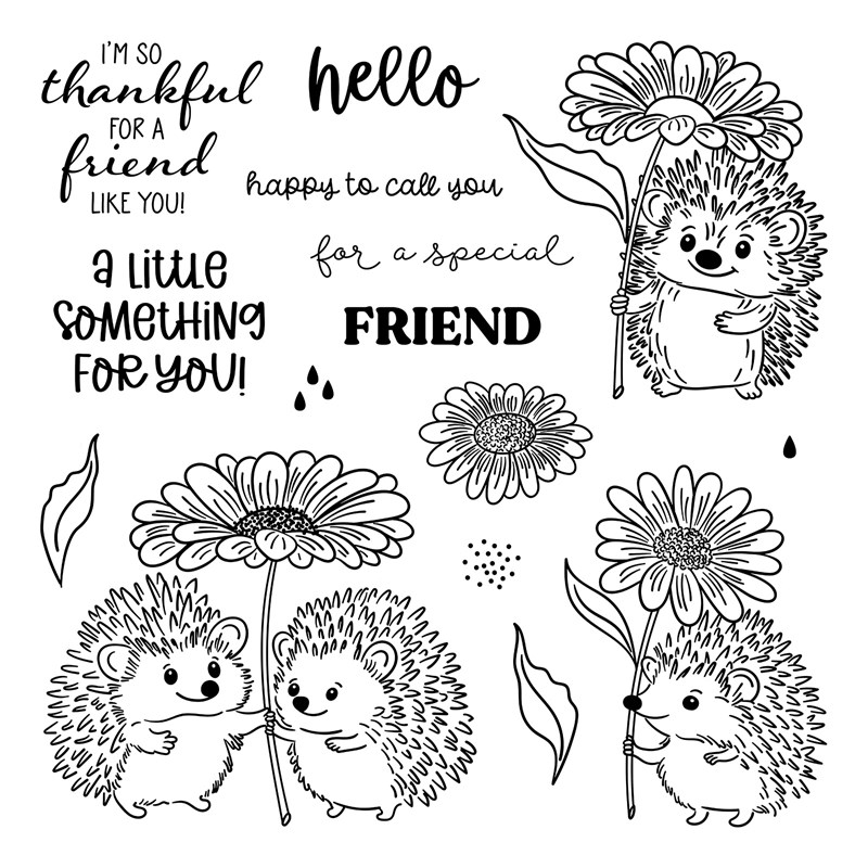 Little Hedgehogs—April Stamp of the Month