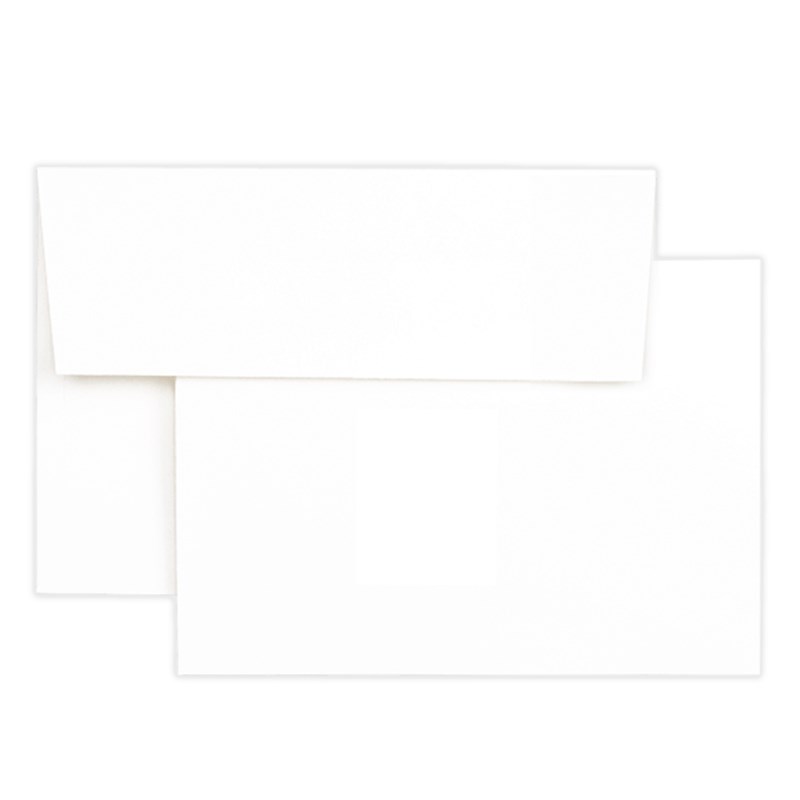 5" x 7" White Cards & Envelopes