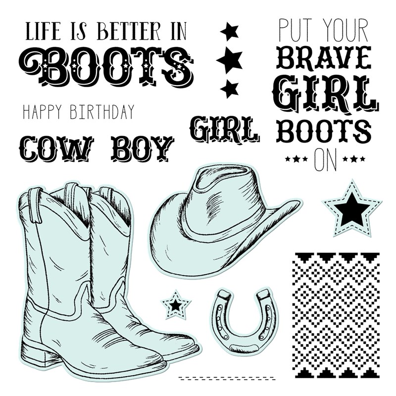 Life in Boots Stamp + Thin Cuts