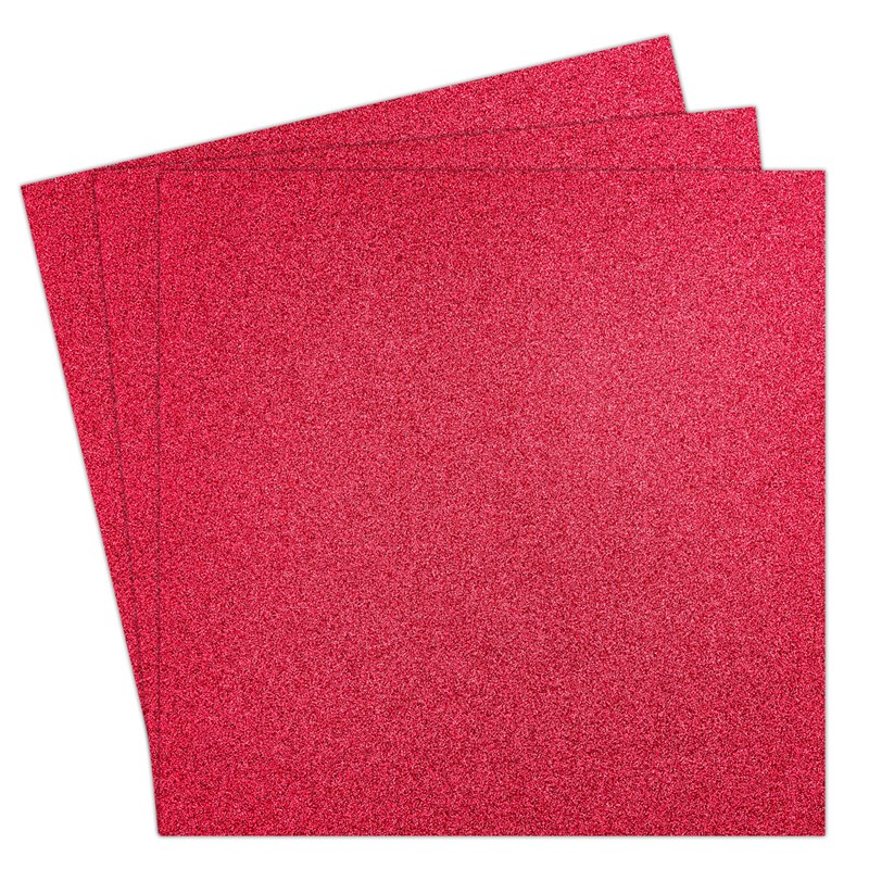 Rosy Glitter Paper