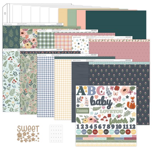 As You Grow Scrapbooking Workshop Kit  (without stamp or Thin Cuts) (CC4229)