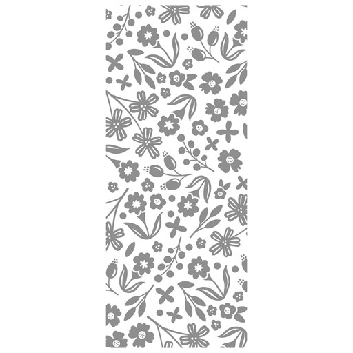 Floral Slimline Embossing Folder (Z4672)