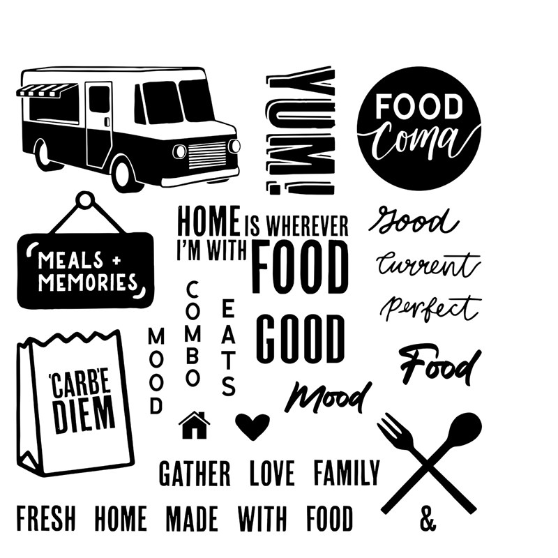 Food + Memories Stamp Set