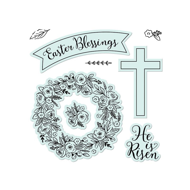 Easter Blessings Stamp + Thin Cuts