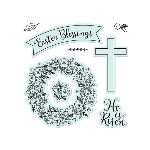 Easter Blessings Stamp + Thin Cuts (Z3935)