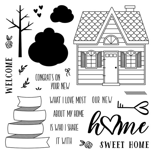 Home Sweet Home Stamp Set (D1946)