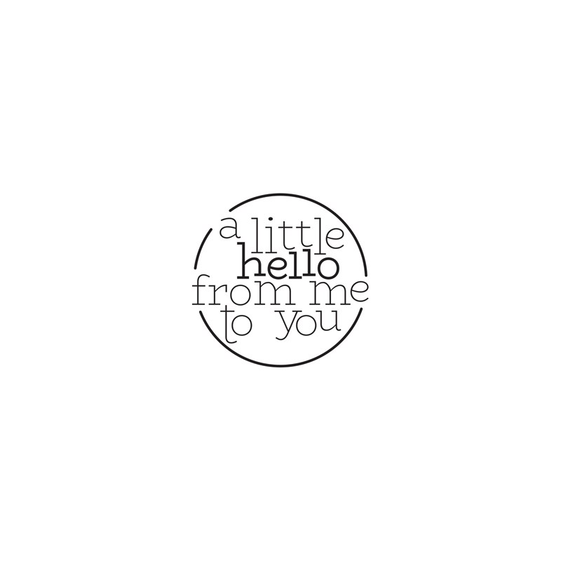 A Little Hello Stamp Set