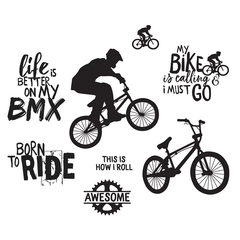 BMX Life Stamp Set