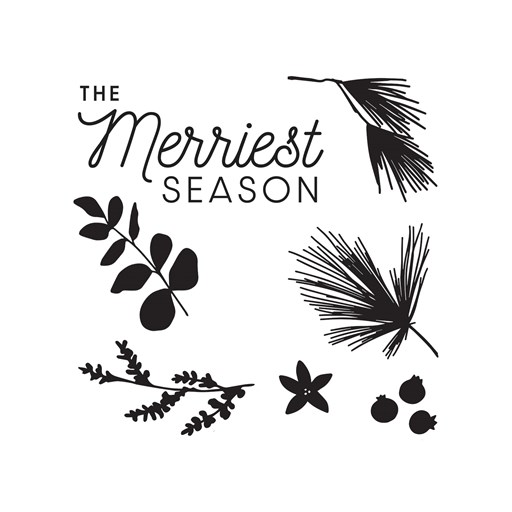The Merriest Season Stamp Set (B1812)