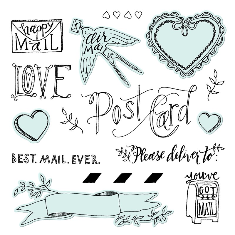 Air Mail by Aimee Ferre Stamp + Thin Cuts