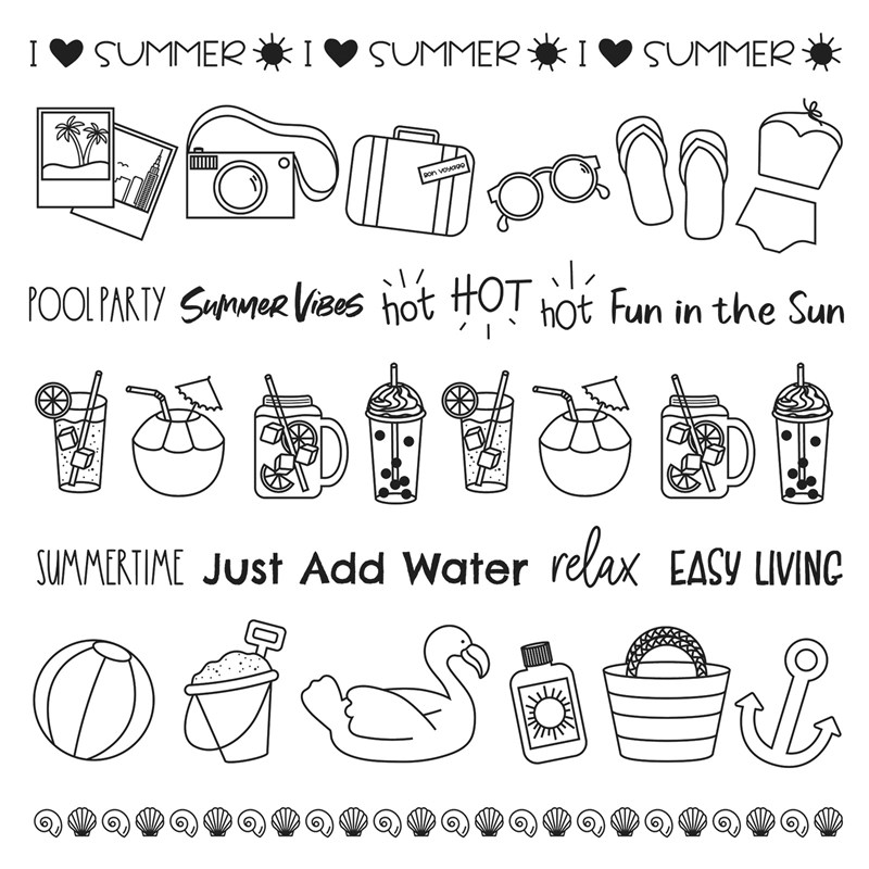 I Heart Summer—June Stamp of the Month